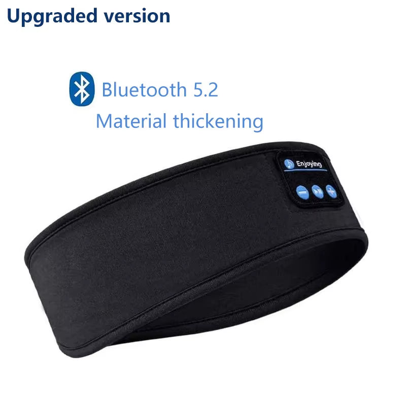 Bluetooth 5.0 Earphones Sports Sleeping Headband Elastic Wireless Headphones Music Eye Mask Wireless Headset Headband